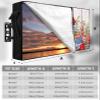 Outdoor Waterproof TV Cover for 40-43 inch, Wood Grain Watercolor Garden Bird Flower Pattern Oxford 600D Weatherproof Outside Flat Screen TV Cover, TV Protective Cover Compatible LCD LED, Zipper view 2