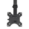 4 Monitor Stand Desk Mount w/Heavy Duty Height Adjustable Telescoping Arms Fits 4 Screens for Children Women Men Office Workers view 4