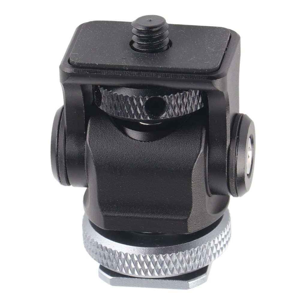 Denash Hot Shoe Mount Adapter,Universal Metal Extend Flash Holder,Shoe Mount Bracket with 1/4in Screw for Microphone Monitor Video Light, Denashe0bt5mnfqs