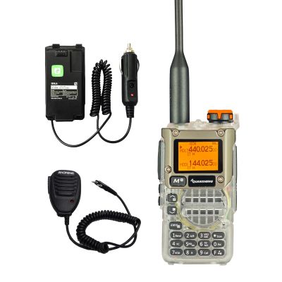 QUANSHENG UV-K5(8) Radio Long Range UV-K6 Two Way Radio NOAA Weather Forecast AM FM Ham Radio UV-K5 8 USB-C Charging Crystal with Battery Eliminator and Mic