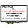 10PCS WARWOLFTEAM LCD Touch Screen Display Assembly with Bezel 1366X768 HD 11.6inch 30Pins Compatible with Lenovo 300e Yoga Chromebook Gen 4 82W2 82W3 82W20009US SD10Z77956 view 1