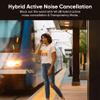 Wyze Headphones Noise Cancelling, Wireless Over Ear Bluetooth Headphones with Mic, Alexa Built-in, HiFi Sound, Transparency Mode for Travel Home Office, Custom EQ via Wyze App view 2