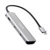 Elecom DST-W09 USB-C Hub Docking Station 6 in 1 Slim Type PD 100W Compatible 4K 60Hz HDMI Black view 1
