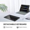 BORIYUAN for iPad Pro 13 Inch (M5 2025 / M4 2024) Case with Keyboard, Detachable Wireless Bluetooth Keyboard Slim Folio Smart Cover for iPad Pro 13" with Pencil Holder  Green view 4
