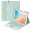 Eisuiyi Keyboard Case for iPad 10.2" 7th/8th/9th gen, Compatible with iPad Air3/Pro10.5, Detachable Touchpad BT Keyboard, Magentic Protective Cover with Pencil Holder, Mint Green view 1