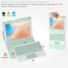 Eisuiyi Keyboard Case for iPad 10.2" 7th/8th/9th gen, Compatible with iPad Air3/Pro10.5, Detachable Touchpad BT Keyboard, Magentic Protective Cover with Pencil Holder, Mint Green view 2