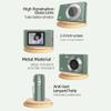 Andoer Digital Camera HD Camera with 2.4 Inch Screen Rechargeable Compact Digital Camera 4K 48MP for Teenagers Students Beginners Adults, Gold view 4
