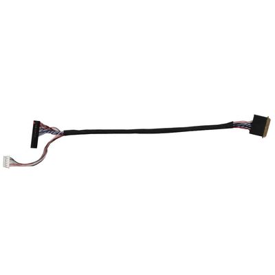 Highly Compatible Universal 50Pin TTL TFT TN IPS LCD Screen Display HDMI-compatible VGA AV Driver Control Board (40Pin-LVDS-(1 ch 8-bit) Screen Connection Cable)
