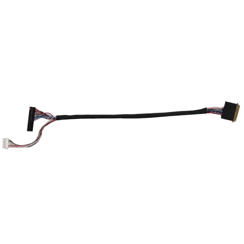 Highly Compatible Universal 50Pin TTL TFT TN IPS LCD Screen Display HDMI-compatible VGA AV Driver Control Board (40Pin-LVDS-(1 ch 8-bit) Screen Connection Cable)
