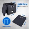 ZEDKEHO Sturdy Vinyl Record Storage Box and Vinyl Record Cleaning Kit, Gifts for Vinyl Record Lovers, Protect Your Precious Collection view 4