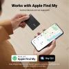 UGREEN FineTrack Slim Wallet Tracker Card (iOS Only), Bluetooth Tracker Card Finder 0.07in &IP68 Waterproof &One Charge Lasts A Year, Work with Apple Find My Rechargeable Tracker[Apple MFi Certified] view 2