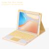 Eisuiyi Keyboard Case for iPad 10.2" 7th/8th/9th gen, Compatible with iPad Air3/Pro10.5, Detachable Touchpad BT Keyboard, Magentic Protective Cover with Pencil Holder, Yellow view 4