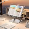 Tyenaza Laptop Stand, Multifunction Adjustable Height Anti Slip Silicone Metal Support Book Stand for Writing Reading Computer(23 x 20 x 35 x 26cm) view 4