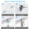 Heavy Duty Starlink Gen 3 Pipe Adapter, Starlink V4 Pole Adapter Mount,Star Link Gen3 Mount,Star Link Gen 3 Pole Mounting Kit, Adjustable Mounting Kits for StarLink Roof, Wall, RV Installation view 4