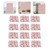 12pcs 24" x 16" Artificial Flower Wall Panel Background, 3D Pink Rose Hydrangea Premium Silk Flower Wall Decor for Wedding Decoration Birthday Party Photo Backdrop Wall Decor view 2