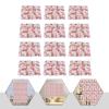 12pcs 24" x 16" Artificial Flower Wall Panel Background, 3D Pink Rose Hydrangea Premium Silk Flower Wall Decor for Wedding Decoration Birthday Party Photo Backdrop Wall Decor view 3