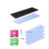 1pcs Set M.2 SSD Heat Sink with Thermal Pad + 5Pcs Thermal Pads,Suitable for Various DIY Projects and Widely Used for Heat Dissipation in M.2 2280 SSD,PS5 SSD, CPU,GPU and Other Electronic Devices. view 1