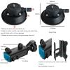 asitoo Suction Cup Mount for DJI Osmo Pocket 3, Car Windshield Window Car Camera Mount, Anti-Shake Suction Cup Mount, Compatible with DJI Pocket 3 Accessories view 4