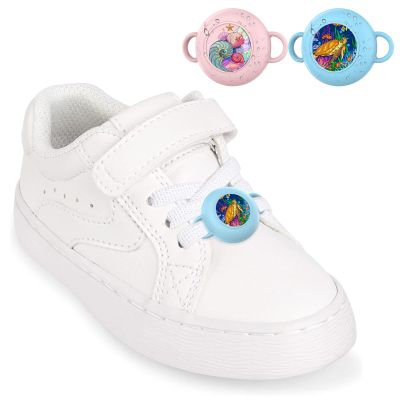 [2 Pack] Kids Shoelaces Holder for AirTag 2nd Gen (2026) & 1st Gen, Cute Cartoon Waterproof Hidden Case for AirTags Children Shoe Shoestrings, Silicone Tracker Cover for Air tag Accessories