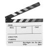 Andoer Acrylic Clapperboard Action Cut Board Movie Film Clapper Clapboard Small Clapperboard Movie Director's Slate Cut Action Scene Clapper Board Film Slate Dry Movie Clap Board for Filming view 2