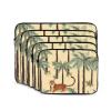 15 inch Laptop Sleeve Bag Palm trees and tigers Laptop Bag Shockproof Computer Carrying Cover Slim Briefcase Handbag view 3