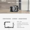 Generic Nitze Cage with PE25 HDMI Cable Clamp NATO Rails and Built-in Cold Shoe and Arca QR Plate Compatible with Sony FX30/FX3(ILME-FX3) Camera view 2