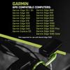 Low Profile Out Front Mount - Compatible with Garmin - Blue view 3
