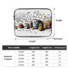 10 inch Laptop Sleeve Bag Graffiti on various objects Laptop Bag Shockproof Computer Carrying Cover Slim Briefcase Handbag view 2