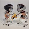 3D Metal Robotics Model Table Lamp Craft view 2