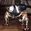 3D Metal Robotics Model Table Lamp Craft view 3