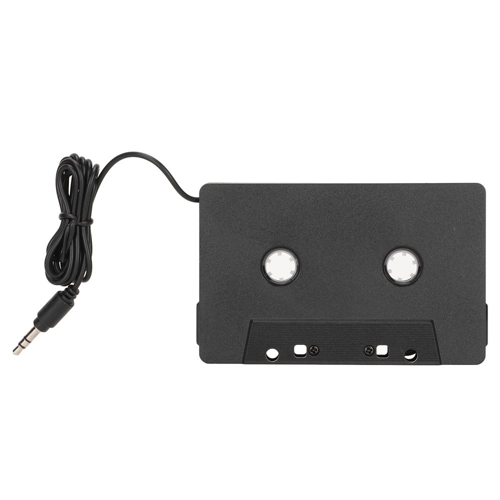 MUNEFE Car Cassee Adapter, 3.mm Auxillary Cable Cassee Receiver, Stereo Tape Converter for Vintae Car