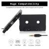 MUNEFE Car Cassee Adapter, 3.mm Auxillary Cable Cassee Receiver, Stereo Tape Converter for Vintae Car view 2