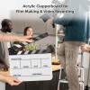 Andoer Acrylic Clapperboard Action Cut Board Movie Film Clapper Film Clapboard Movie Director's Slate Cut Action Scene Clapper Board Film Slate Dry Movie Clap Board view 2