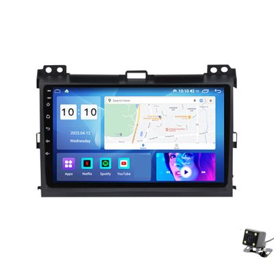 ADMLZQQ Car Stereo 9" Android 12 Double Din Bluetooth Autoradio for Toyota Prado 2004-2009,Touchscreen Radio with GPS Car-Play Bluetooth SWC Backup Camera Mirror Link 5G WiFi AM/FM,M200s
