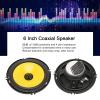 MUNEFE Car Door Speakers, Treble Bass Reduce Distortion, 2pcs 6 Inch 600W Coaxial Speaker iversal for Truck view 3
