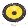 MUNEFE Car Door Speakers, Treble Bass Reduce Distortion, 2pcs 6 Inch 600W Coaxial Speaker iversal for Truck view 4