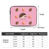 15 inch Laptop Sleeve Bag Little Hedgehog Laptop Bag Shockproof Computer Carrying Cover Slim Briefcase Handbag view 2
