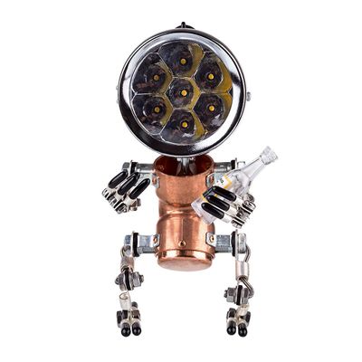 3D Metal Robotics Lamp Model Bowed Head No.5