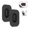 [2-Pack] Case for Galaxy SmartTag2 Fabric Holder | Secure & Discreet, Full Protection Galaxy Smart Tag 2 Holder with 3M Adhesive Sticker for Luggage,Camera Bags, Backpacks & Purses etc.(Black&Black) view 1