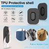 [2-Pack] Case for Galaxy SmartTag2 Fabric Holder | Secure & Discreet, Full Protection Galaxy Smart Tag 2 Holder with 3M Adhesive Sticker for Luggage,Camera Bags, Backpacks & Purses etc.(Black&Black) view 2