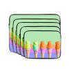 12 inch Laptop Sleeve Bag Ice cream rainbow gradient Laptop Bag Shockproof Computer Carrying Cover Slim Briefcase Handbag view 3
