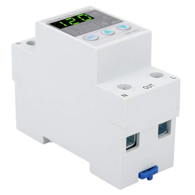 Yctze 120VAC Adjustable SelfRecovery Under Voltage Automatic Reset Switch for Electrical Management and (40A)
