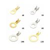 20/50/100 Pcs Auto Car Splices Wire Ring Round Terminal Crimping Loose Pins Terminals Tab Copper Opening Nose End(Color:12B,Size:100 Pcs) view 2