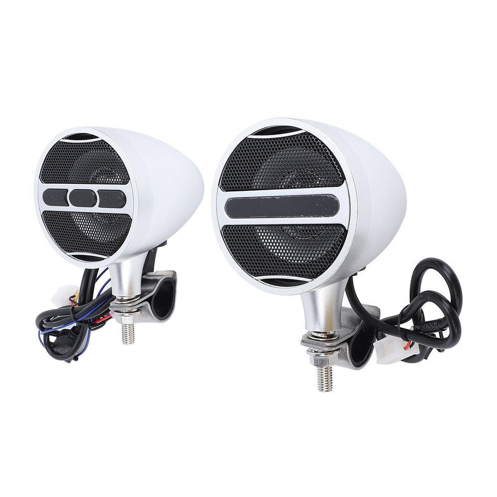 RiToEasysports Motorcycle ATV Speaker,Waterproof Handlebar Stereo System Suitable for 22-30MM Handlebar Diameter Motorcycles