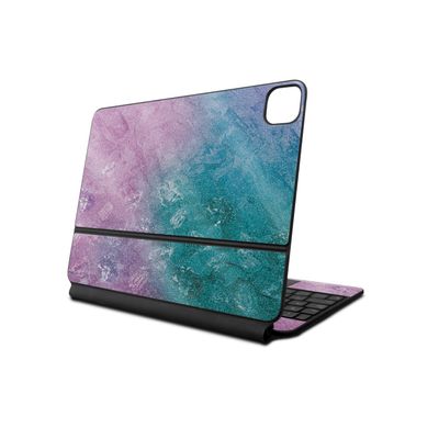 Glossy Glitter Skin Compatible with Apple Magic Keyboard for iPad Air 11-inch (M2) 2024 - Diamond Grunge - Premium 3M Vinyl Protective Decal Cover - Easy to Apply | Crafted in The USA by MightySkins