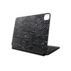 Carbon Fiber Skin Compatible with Apple Magic Keyboard for iPad Air 11-inch (M2) 2024 - Onyx Marble - Premium 3M Vinyl Protective Wrap Decal Cover - Easy to Apply | Crafted in The USA by MightySkins view 1