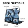 Carbon Fiber Skin Compatible with Apple Magic Keyboard for iPad Air 11-inch (M2) 2024 - Sky Camouflage - Premium 3M Vinyl Protective Decal Cover - Easy to Apply | Crafted in The USA by MightySkins view 2