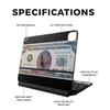Carbon Fiber Skin Compatible with Apple Magic Keyboard for iPad Air 11-inch (M2) 2024 - Monroe Currency - Premium 3M Vinyl Protective Decal Cover - Easy to Apply | Crafted in The USA by MightySkins view 2