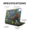 Carbon Fiber Skin Compatible With Apple Magic Keyboard for iPad Air 11-inch (M2) 2024 - Backyard Gathering - Premium 3M Vinyl Protective Decal Cover - Easy To Apply | Crafted in the USA by MightySkins view 2