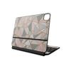 Carbon Fiber Skin Compatible with Apple Magic Keyboard for iPad Air 11-inch (M2) 2024 - Rose Gold Polygon - Premium 3M Vinyl Protective Decal Cover - Easy to Apply | Crafted in The USA by MightySkins view 1